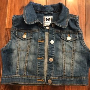 Gymboree Jean Vest 7/8